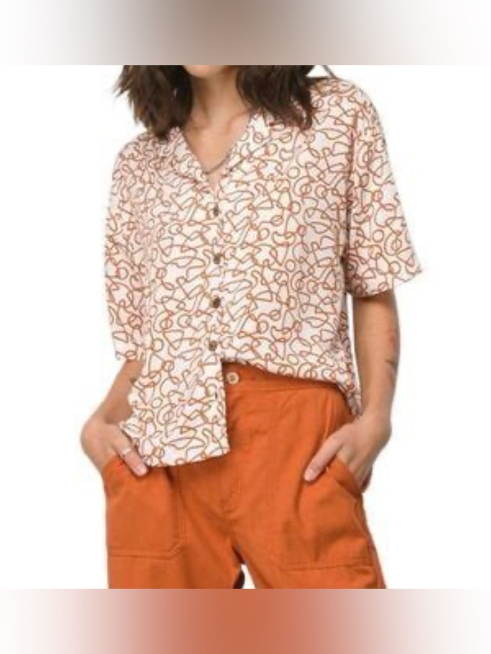 Vans Textured Waves Camp Shirt